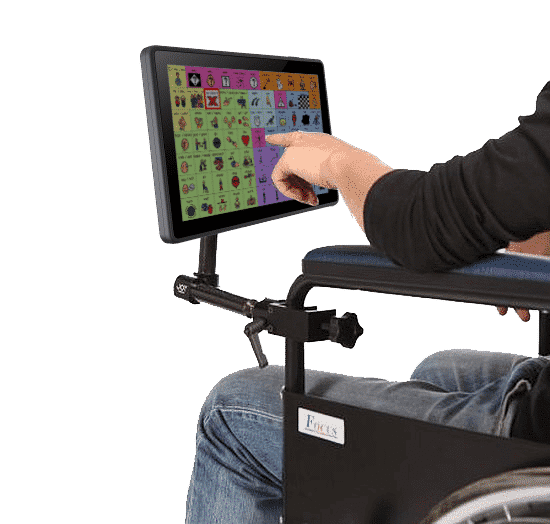 Tablet with Medical Cart Mounting