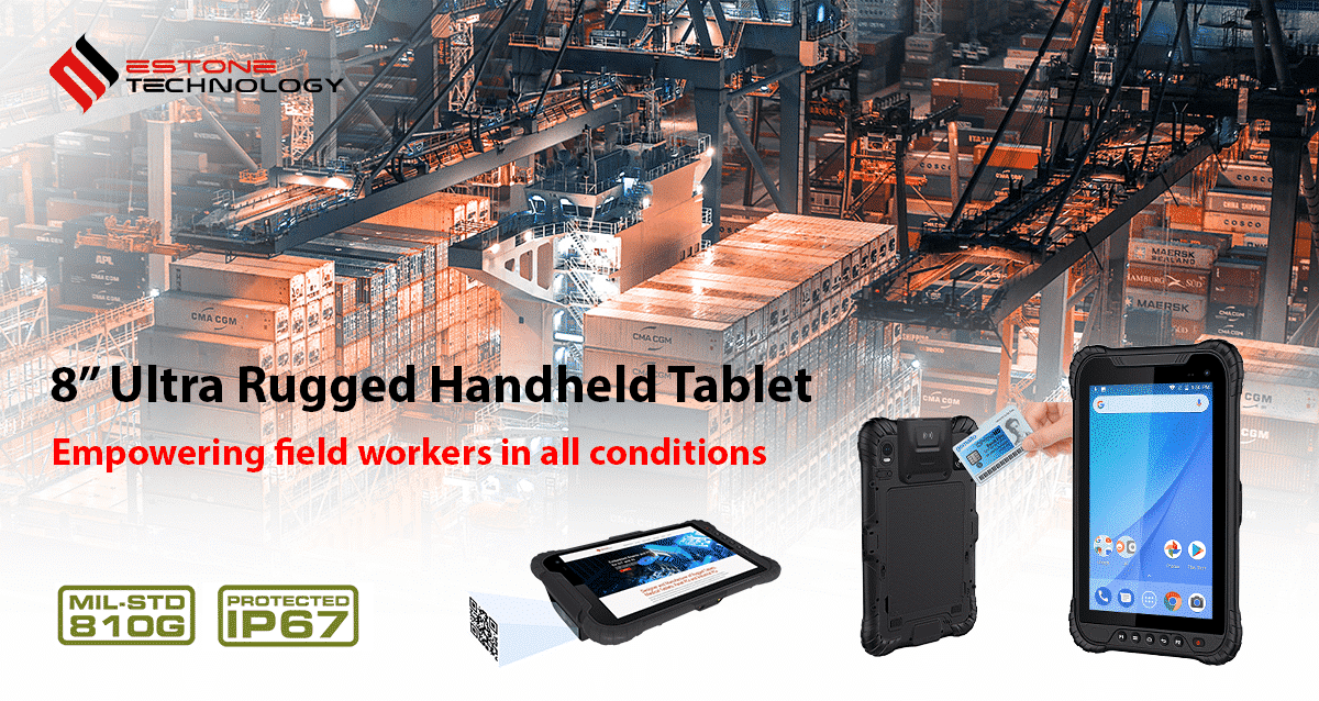 8" Ultra Rugged Handheld Tablet