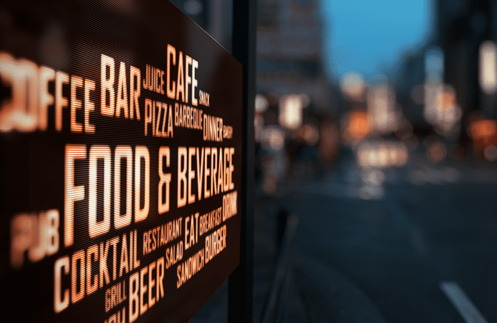 Powered digital sign for display and advertising