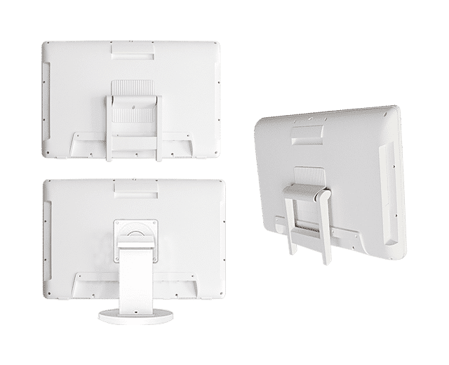 Customized medical panel PC designs to incorporate different stands and mounting capabilities