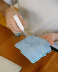 Cleaner On Cloth