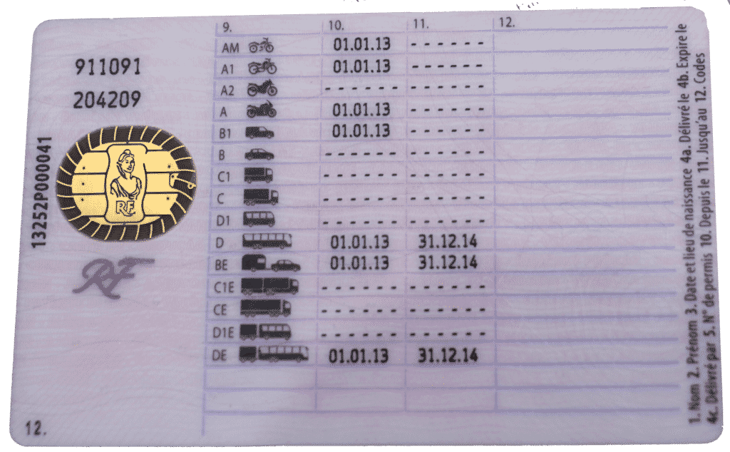 An integrated circuit contact point on a smart card used for travel.